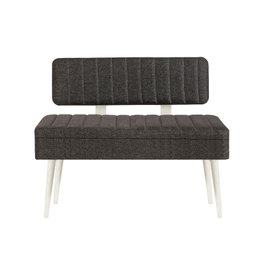 Hanah Home Banco 1053 - 1 Blanco, Ancho 110 cm, Altura 82.5 cm, Profundidad 40 cm